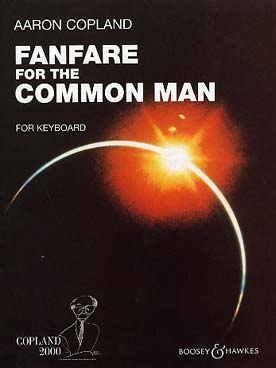 Illustration de Fanfare for the common man - version piano