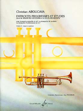 Illustration de Exercices progressifs et études pour trompette en mi b - Vol. 2
