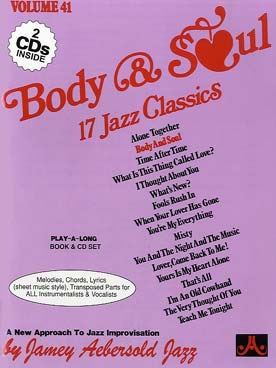 Illustration de AEBERSOLD : approche de l'improvisation jazz tous instruments avec CD play-along - Vol. 41 : Body and soul (2 CD)