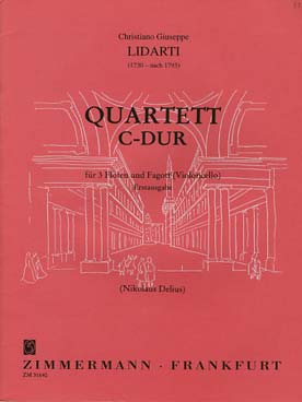 Illustration de Quatuor en do M pour 3 flûtes et basson