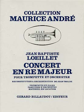 Illustration de Concerto en ré M pour trompette et orchestre (réd. piano Thilde)   