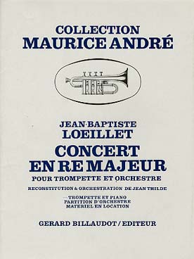 Illustration de Concerto en ré M pour trompette et orchestre (réd. piano Thilde)