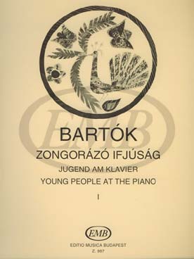 Illustration bartok young people at the piano vol. 1