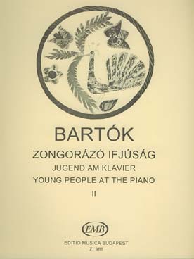 Illustration bartok young people at the piano vol. 2