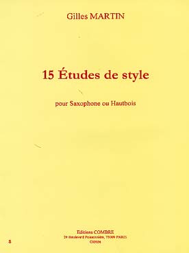 Illustration de 15 Études de style pour saxophone ou hautbois