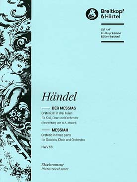 Illustration de Le Messie HWV 56 (soli,chœur et piano) (K.572 d'après Mozart)