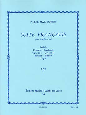 Illustration de Suite française : prélude, courante, sarabande, gavotte 1 et 2, bourrée, menuet et gigue