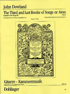 Illustration dowland the third and last book of songs