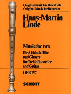 Illustration de Music for two pour flûte à bec alto