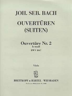 Illustration de Suite N° 2 BWV 1067 en si m Alto