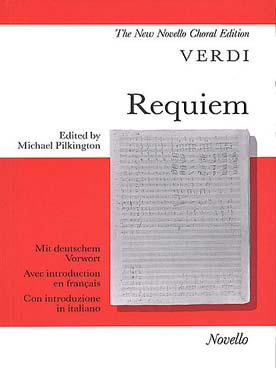 Illustration de Requiem pour soli, chœur et orchestre, réd. piano