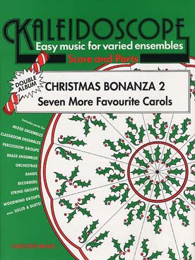 Illustration de KALEIDOSCOPE : musique facile d'ensemble variable pour tous instruments - N° 38 : Christmas Bonanza 2