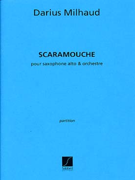 Illustration de Scaramouche pour saxophone et orchestre - Conducteur