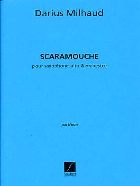 Illustration de Scaramouche pour saxophone et orchestre - Conducteur