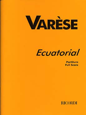 Illustration de Ecuatorial per voci maschili, ottoni,  perc. e org.