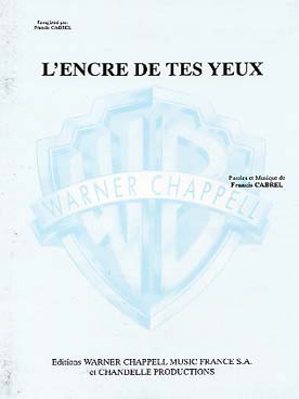 Illustration de L'encre de tes yeux pour voix et piano