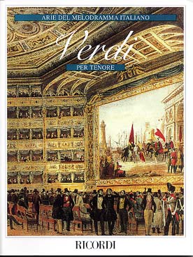 Illustration verdi airs d'operas pour  tenor