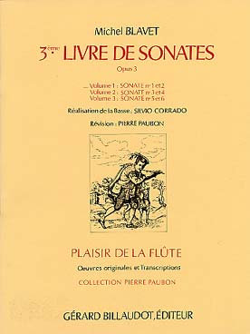 Illustration de 3e livre de sonates op. 3 - Vol. 1 : sonates 1 et 2