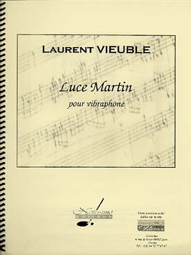 Illustration vieuble luce martin pour vibraphone