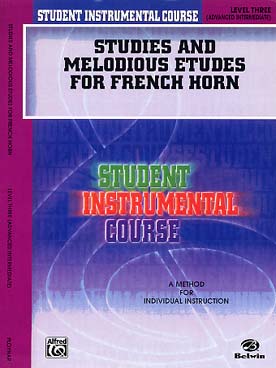 Illustration de STUDIES AND MELODIOUS ETUDES - Vol. 3   