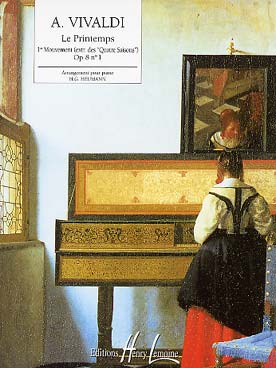 Illustration de Le Printemps op. 8/1 RV 269 en mi M, 1er mouvement (extrait des "4 Saisons", tr. Heumann)