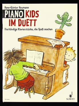 Illustration piano kids im duett (heumann)