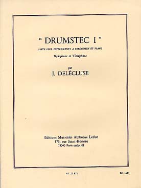 Illustration de Drumstec 1 pour percussions et piano (xylophone et vibraphone)