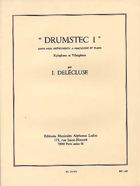 Illustration de Drumstec 1 pour percussions et piano (xylophone et vibraphone)