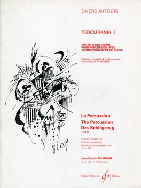 Illustration de Percurama : traits d'orchestre pour percussion et piano - Vol. 1