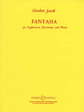 Illustration de Fantasia pour euphonium (baryton) et piano
