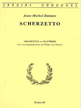 Illustration de Scherzetto pour trompette ou hautbois et piano ou harpe