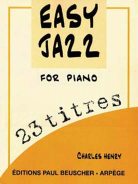 Illustration de Easy jazz for piano, recueil (23 titres)