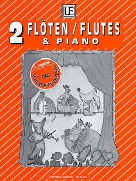 Illustration de Petite renarde rusée pour 2 flûtes et piano