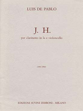Illustration de J H pour clarinette en la et violoncelle