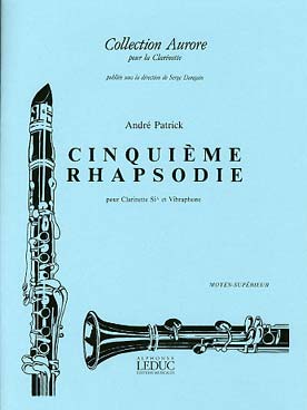Illustration de 5e Rhapsodie pour clarinette et vibraphone