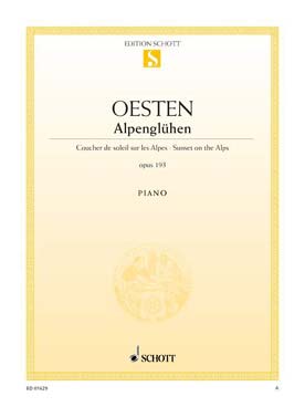 Illustration de Alpenglühen op. 193
