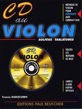 Illustration darizcuren cd au violon