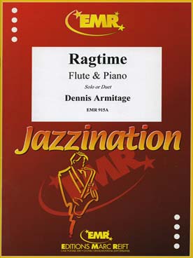 Illustration de Collection "Jazzination" pour 1 ou 2 flûtes et piano - Ragtime