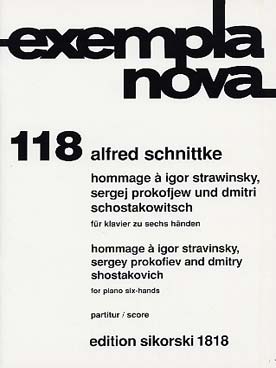 Illustration de Hommage à Stravinsky, Prokofiev et Chostakovitch (6 mains)