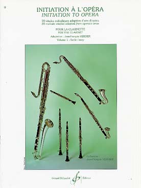 Illustration de Initiation à l'opéra : 20 études  mélodiques adaptées d'airs d'opéra - Vol. 1 : facile