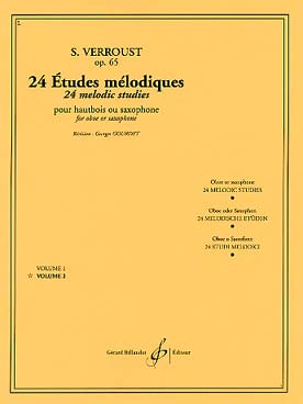 Illustration de 24 Études mélodiques op. 65 Vol. 2 (ou pour hautbois)
