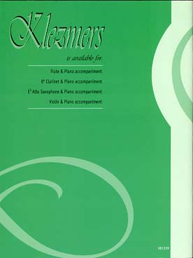 Illustration de KLEZMERS : musique traditionnelle juive arrangée par Coen Wolfgram