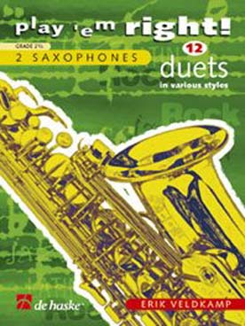 Illustration de PLAY'EM RIGHT ! 12 duos de styles variés par Erik Veldkamp