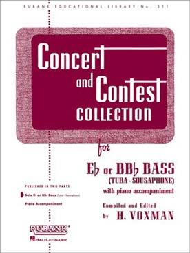Illustration de Concert and contest collection pour basse mi b/si b