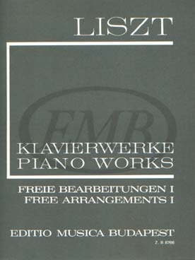 Illustration de Transcriptions et arrangements Vol. 1 : Auber, Berlioz, Bihari, Fáy, Diabelli, Halévy, Paganini, Rossini... - Broché