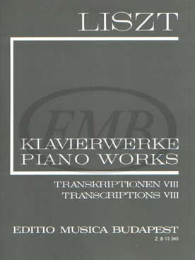 Illustration de Transcriptions et arrangements Vol. 23 : Beethoven, Hummel, Rossini, Wagner, Weber - Broché