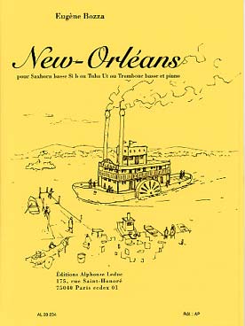 Illustration de New Orleans pour trombone basse, saxhorn basse ou tuba et piano