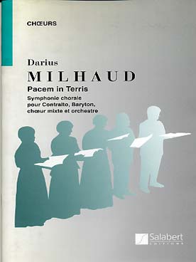 Illustration milhaud pacem in terris red. chant/piano