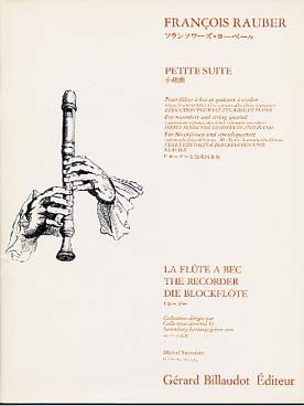 Illustration de Petite Suite pour 4 flûtes à bec et piano