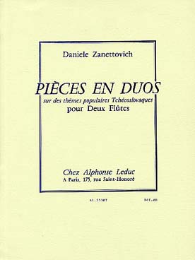 Illustration de Pièces en duos sur des thèmes  tchécoslovaques